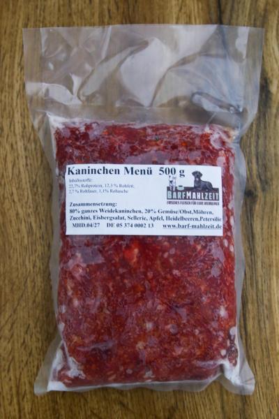 Kaninchen Menü